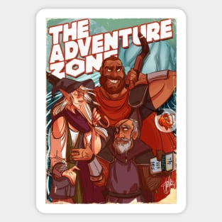 The Adveture Zone retro poster Sticker